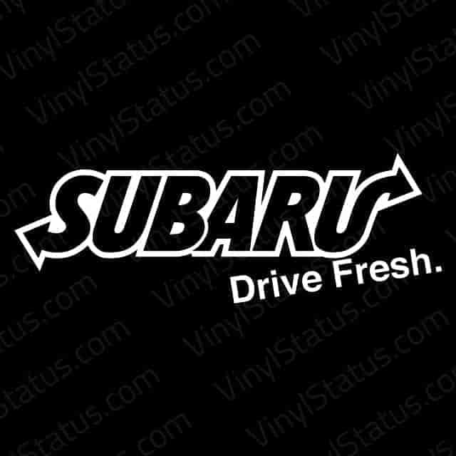 Subaru Drive Fresh Decal