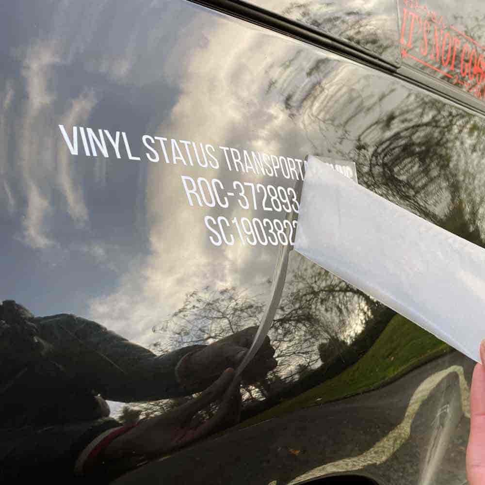 Custom Stickers for Cars Lettering
