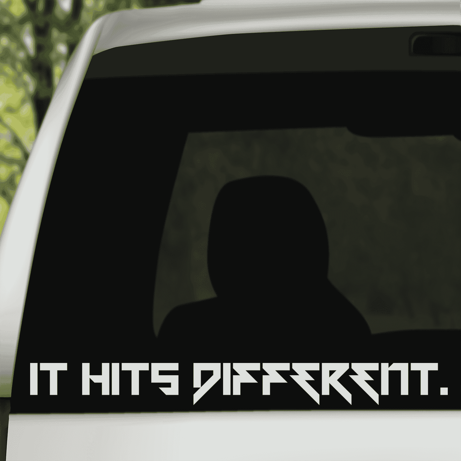 It Hits Different Sticker/Banner