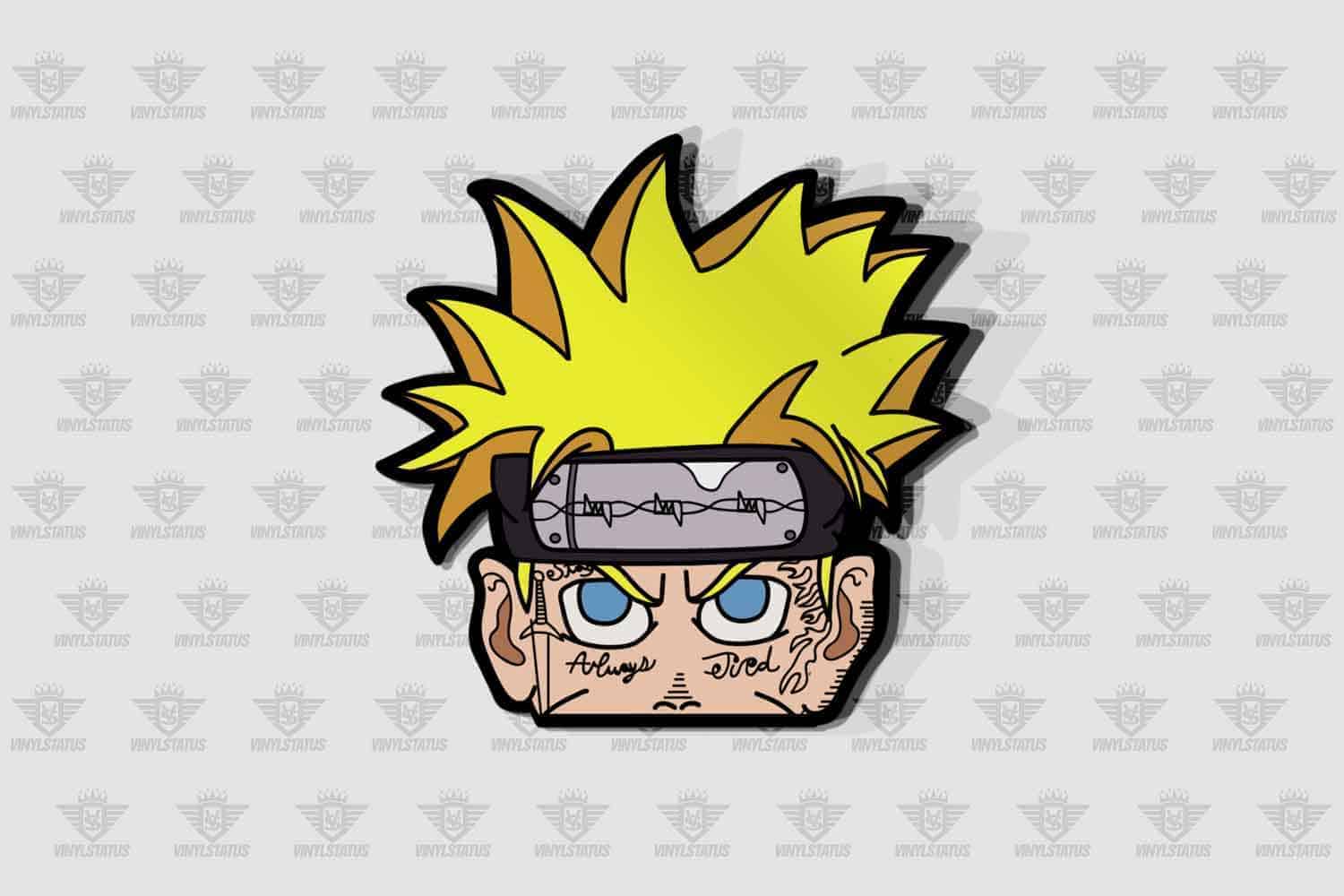 Naruto x Post Malone Always Tired Peeker