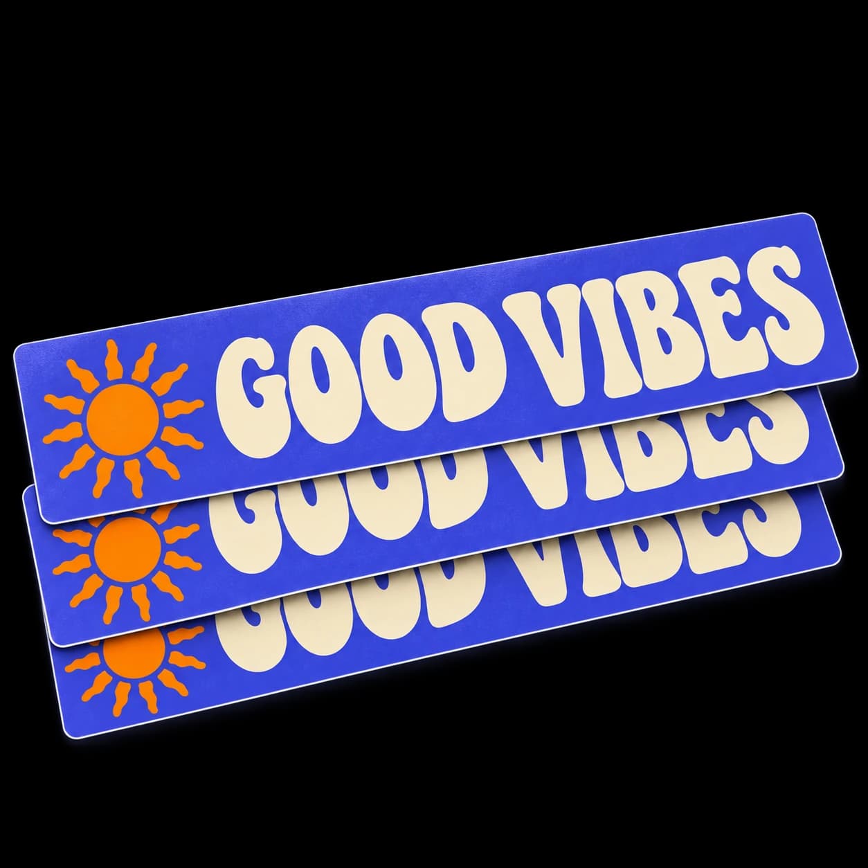 Bumper stickers with example artwork