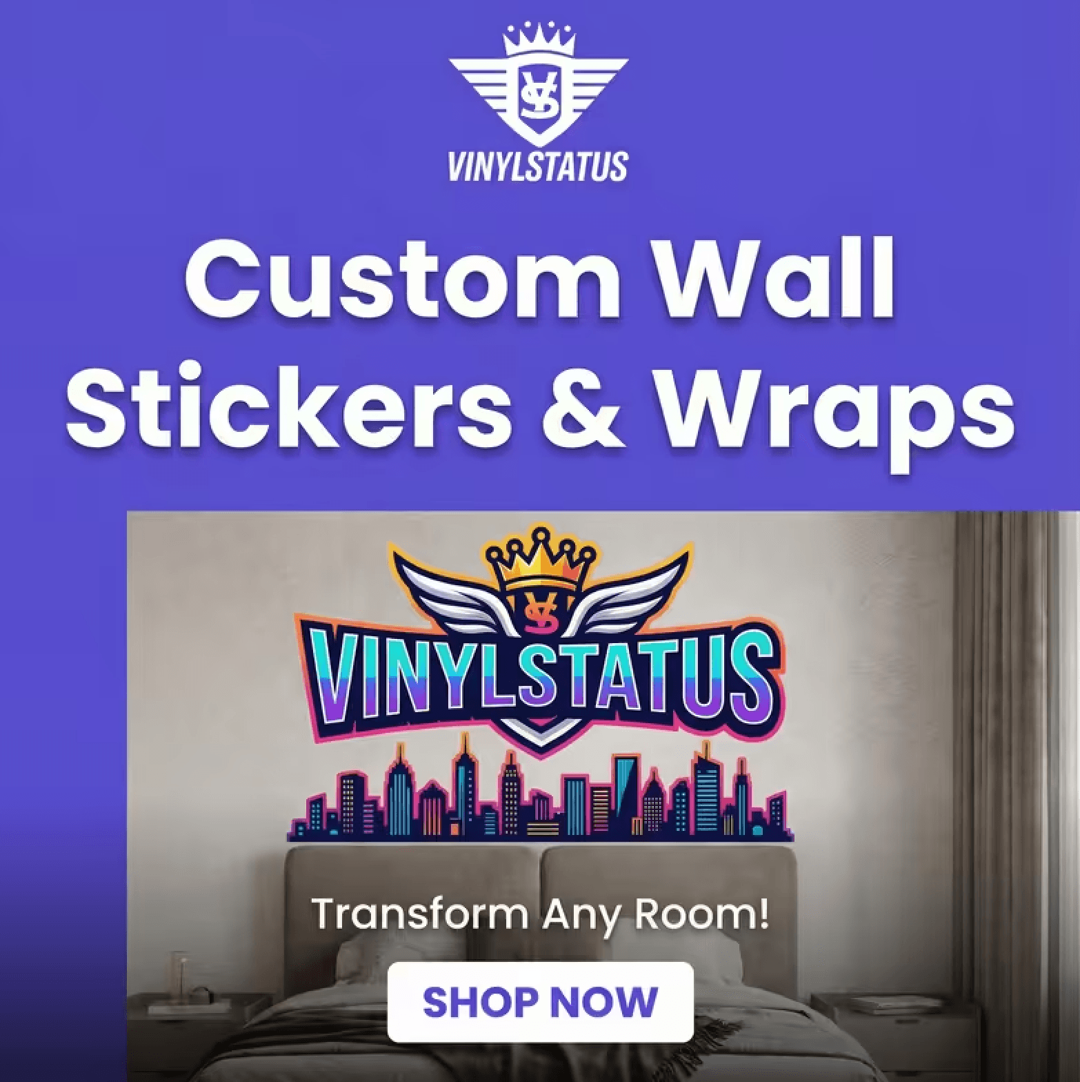 Custom wall stickers & wraps