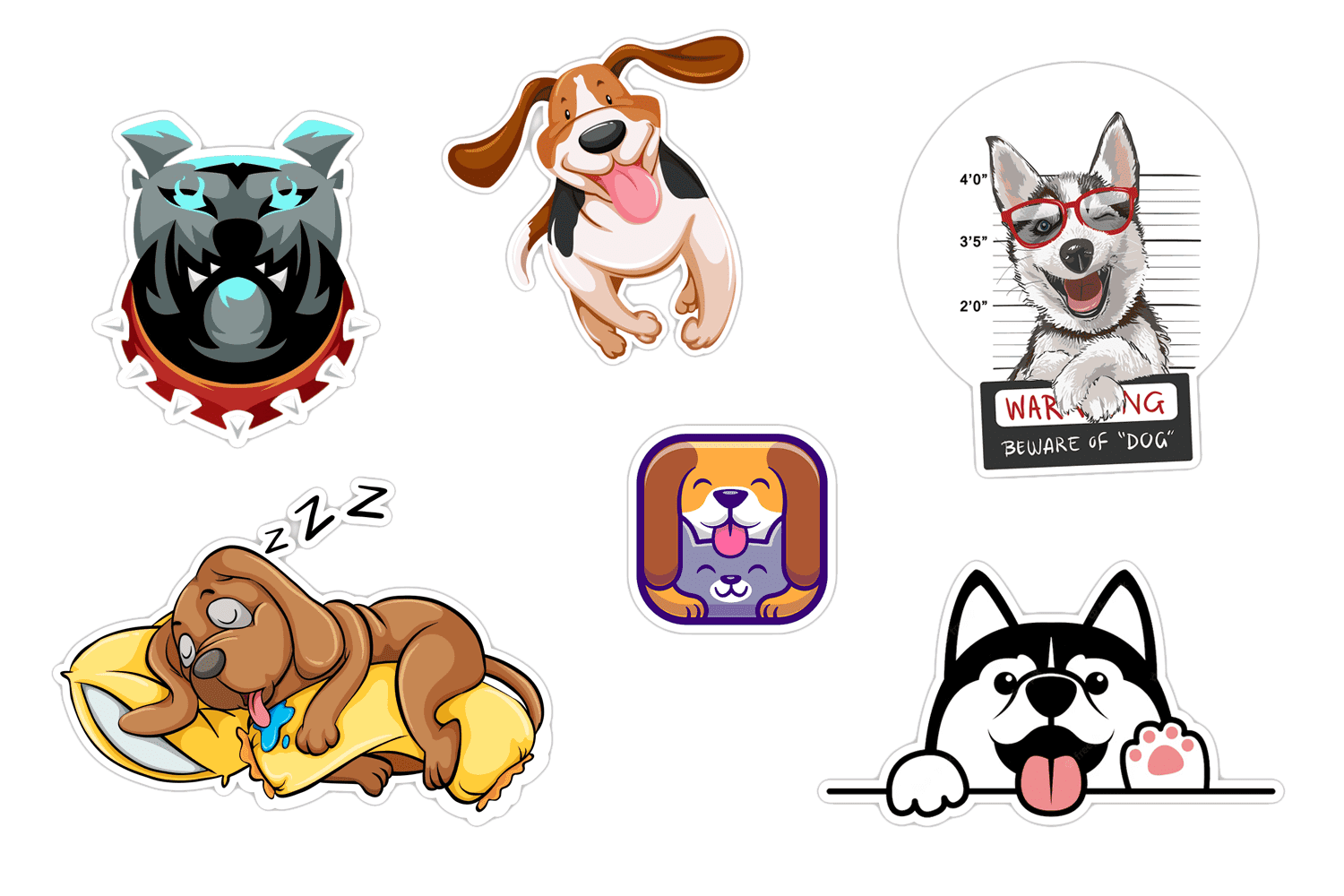Custom Dog Stickers