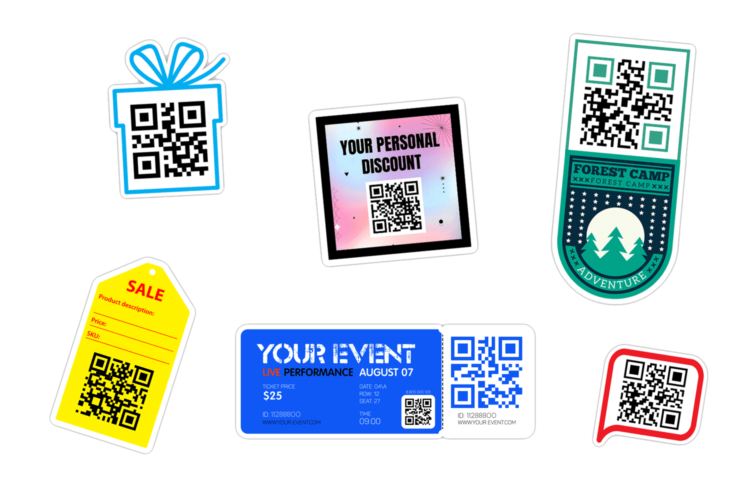 QR Code stickers