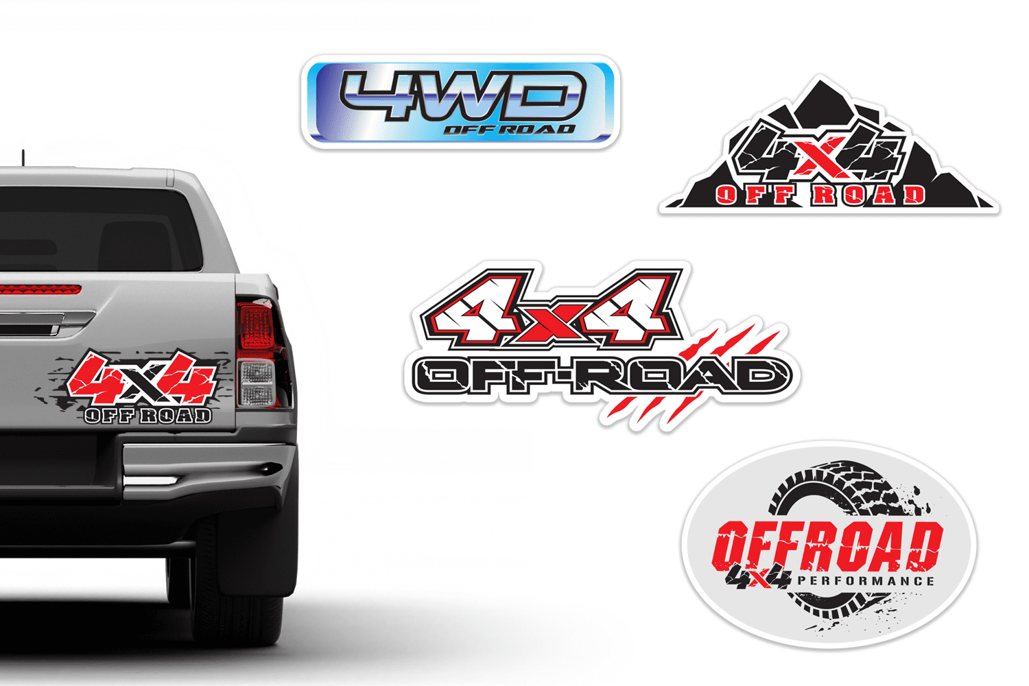 Custom 4x4 Decals