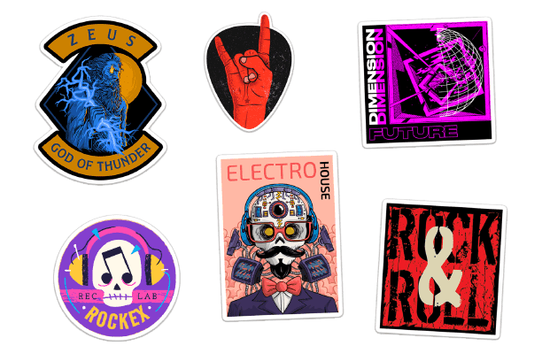 Custom Band Stickers