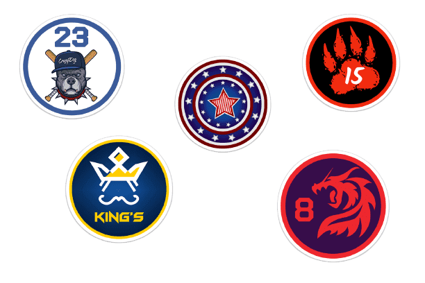 Custom Bat Knob Stickers