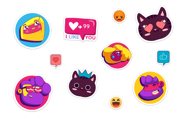 Custom Facebook Sticker