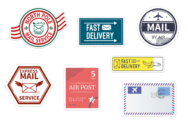 Custom Mail Stickers