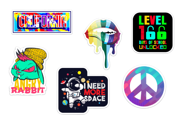 Custom Multi Color Vinyl Decals