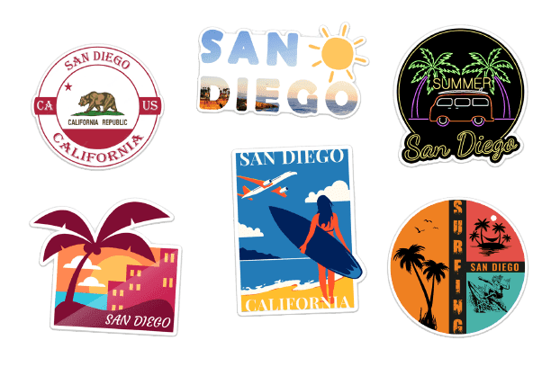 Custom Stickers San Diego