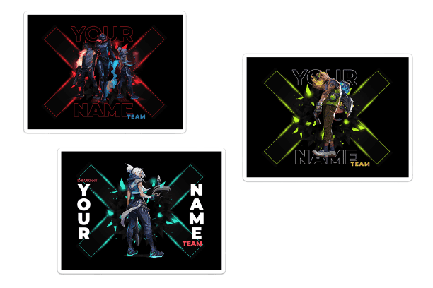 Custom Valorant Banners