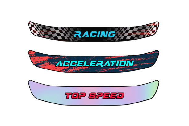 Custom Visor Stickers