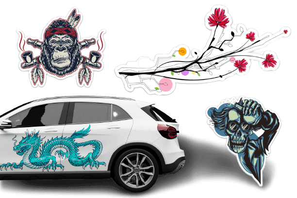 Large Custom Decals for Cars