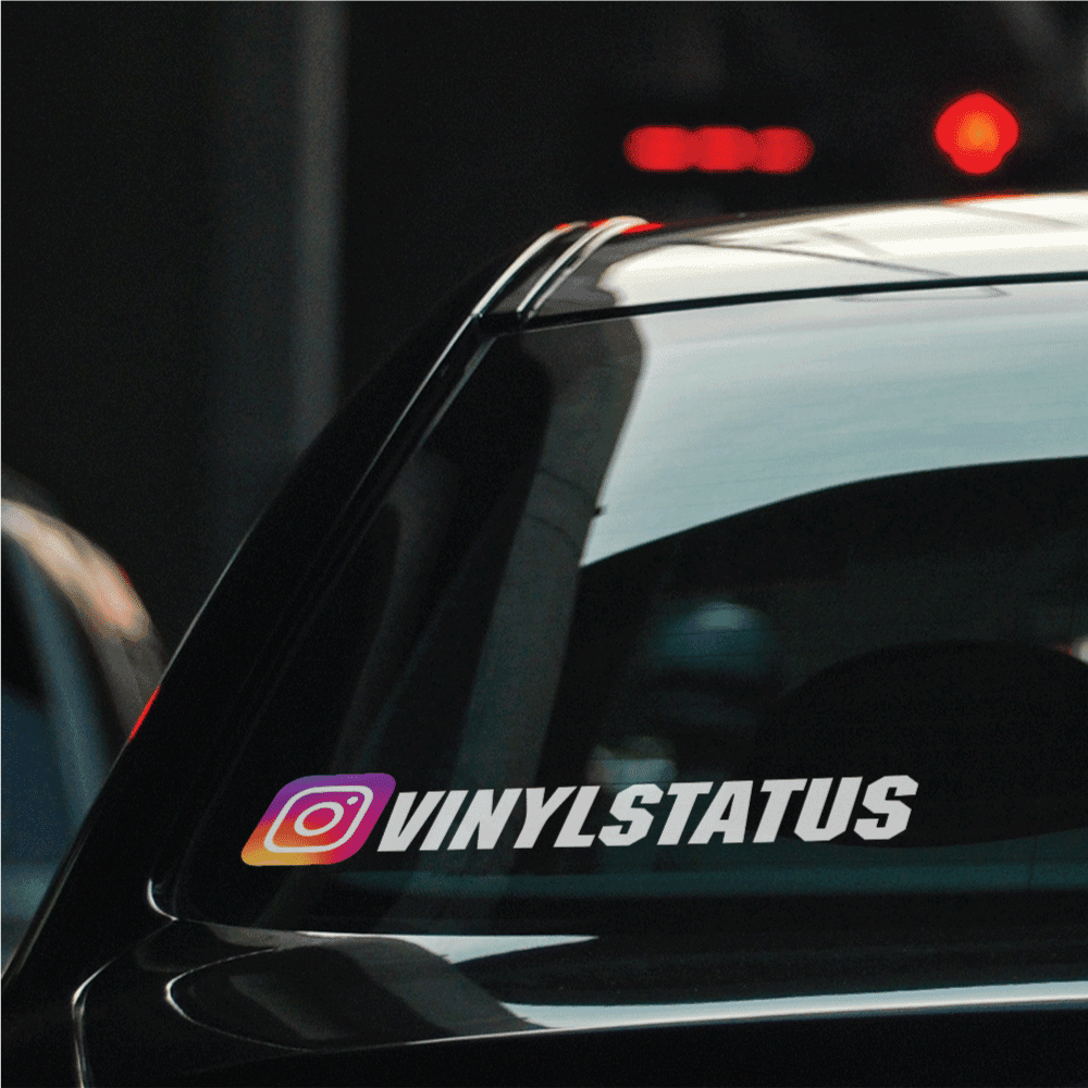 Custom Instagram Social Stickers / Decals - Color Logo