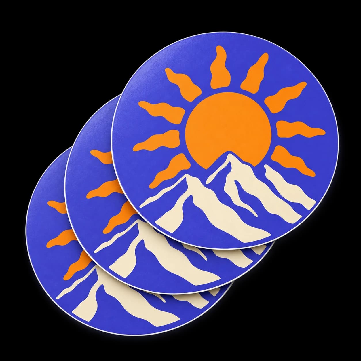 Custom round stickers