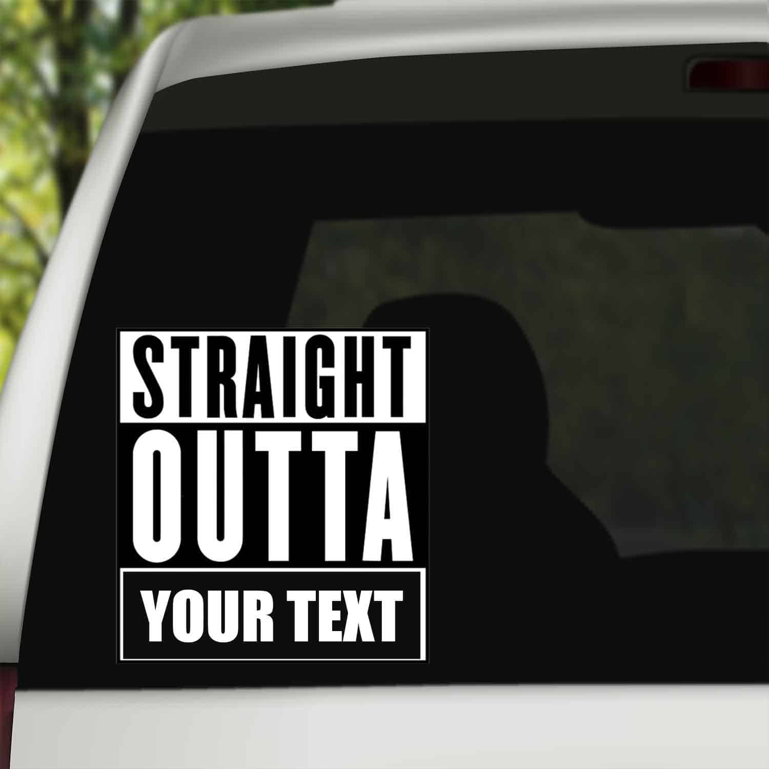 Custom Straight Outta Compton Decal