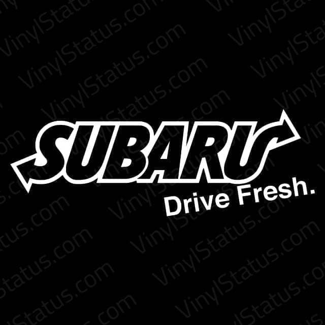Subaru Drive Fresh Decal