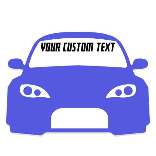 Custom Windshield Banner