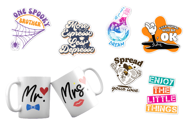 Custom Cup Decals