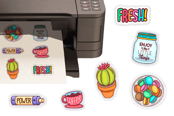 How to Print Custom Stickers