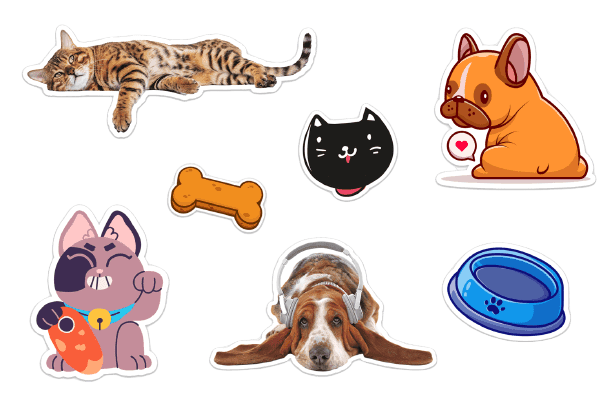 Wagslaps Stickers Custom