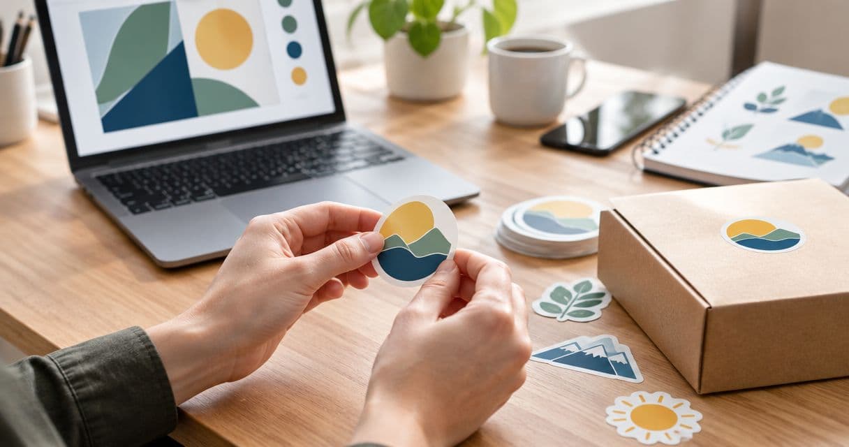 Custom business stickers for branding: an ordering guide