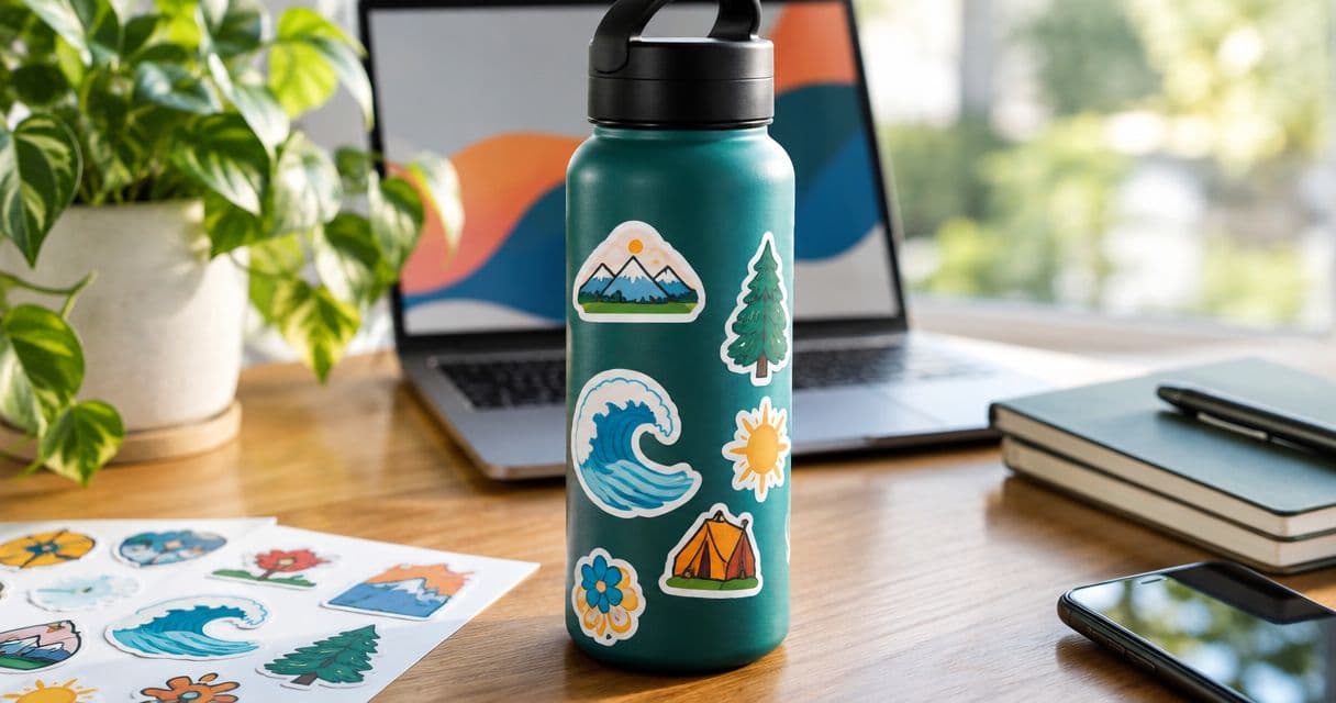 Waterproof stickers for water bottles: a 2026 buying guide